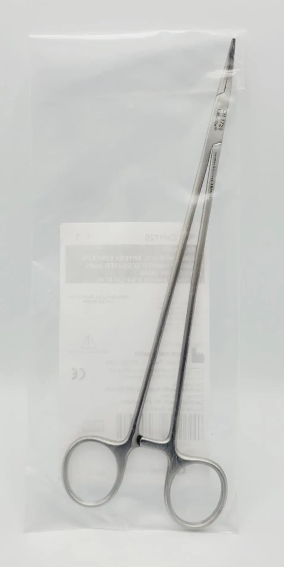 V. Mueller CH1720 Julian Thoracic Artery Forceps Slightly Curved Serrated V. Mueller