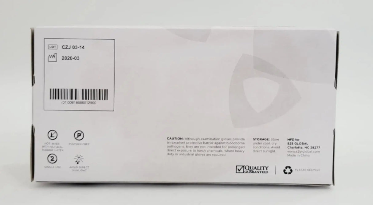 PremierPro Platinum Stretch Vinyl Exam Gloves 4062 Small 1000/CS PremierPro