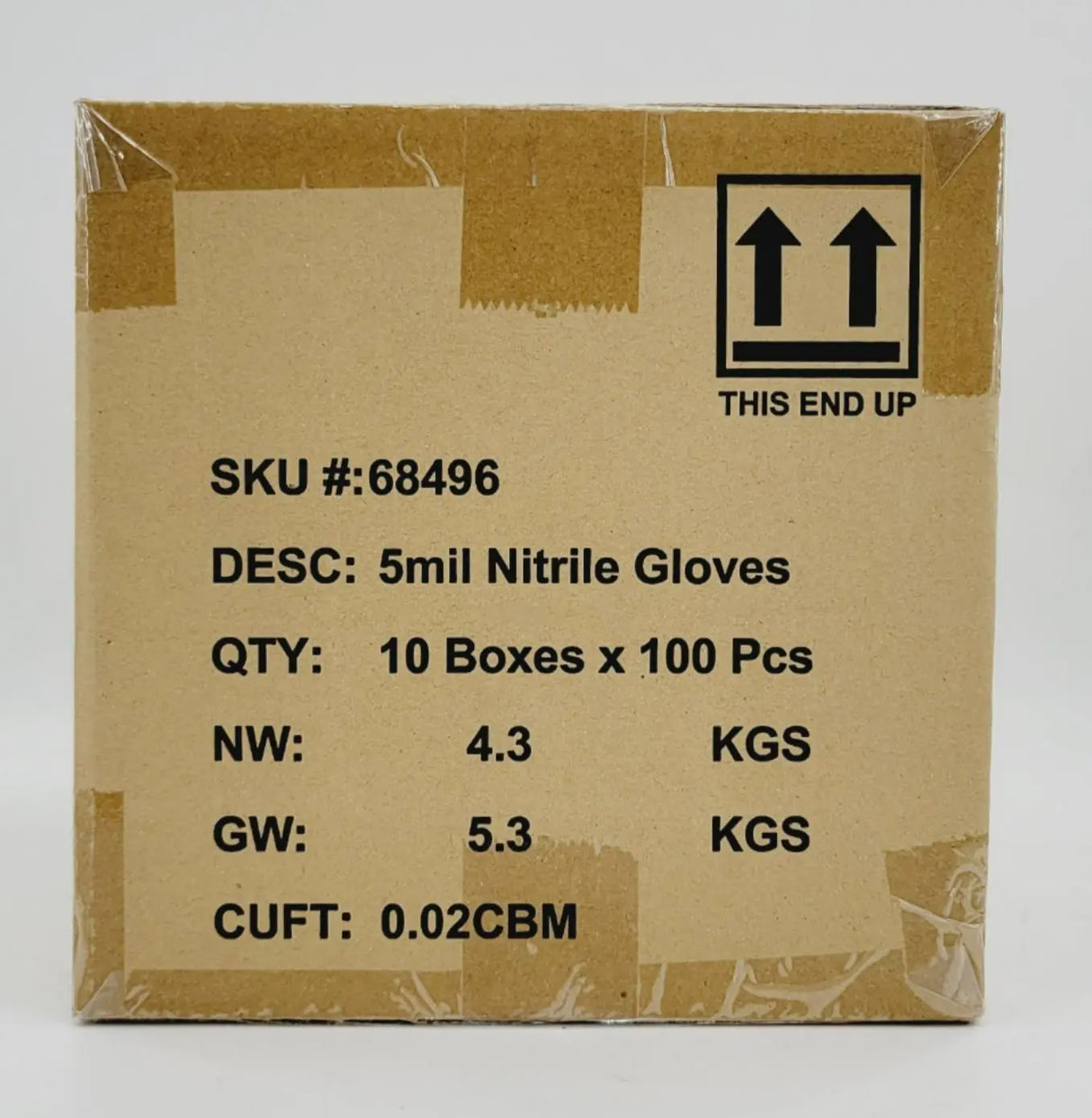 Hardy 5MIL Nitrile Disposable Gloves Medium for Industrial Use 1000/CS Hardy