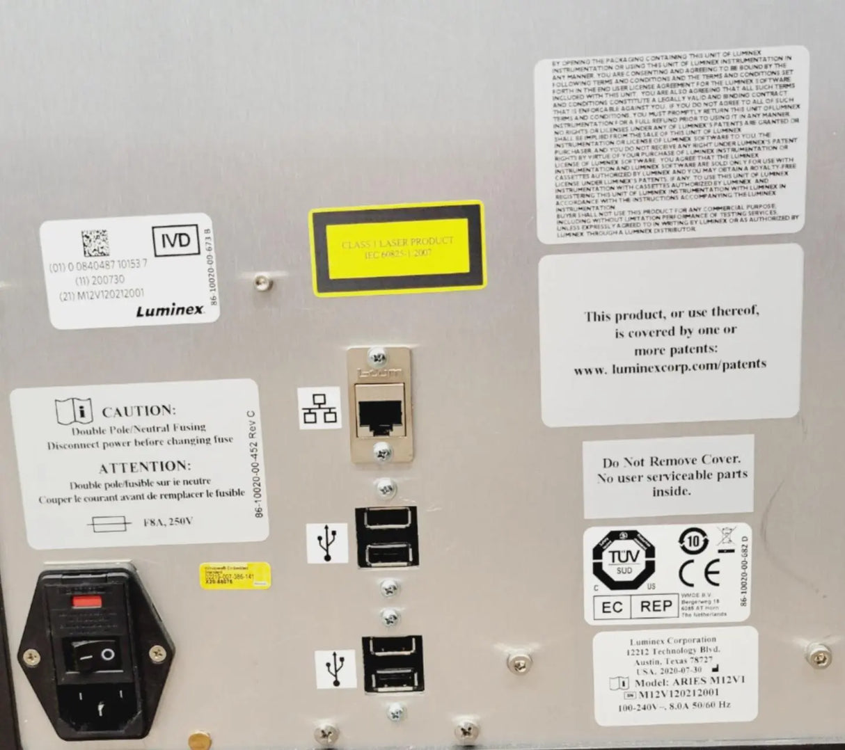 Luminex Aries M12V1 Automated Sample-To-Answer PCR Instrument System Luminex