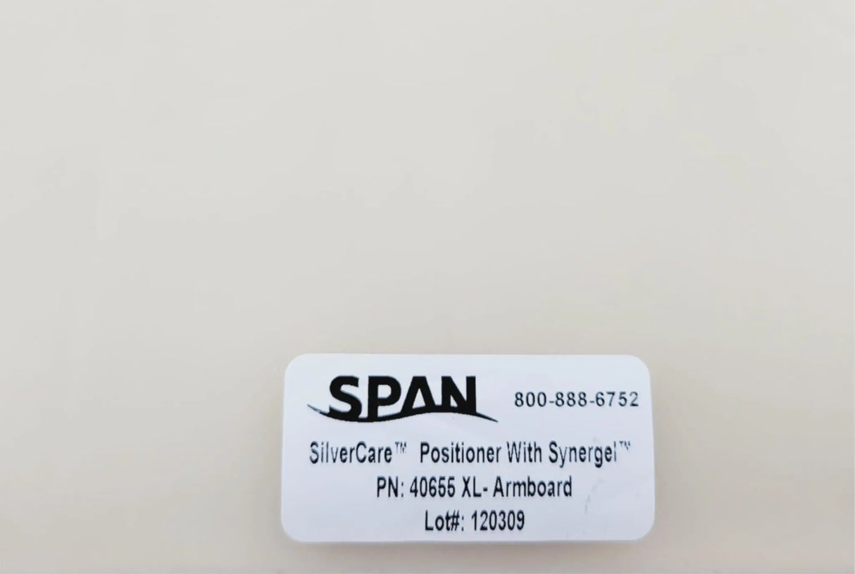 Span 40655 Silver Care Positioner w/ Synergel for XL-Arm Board Span