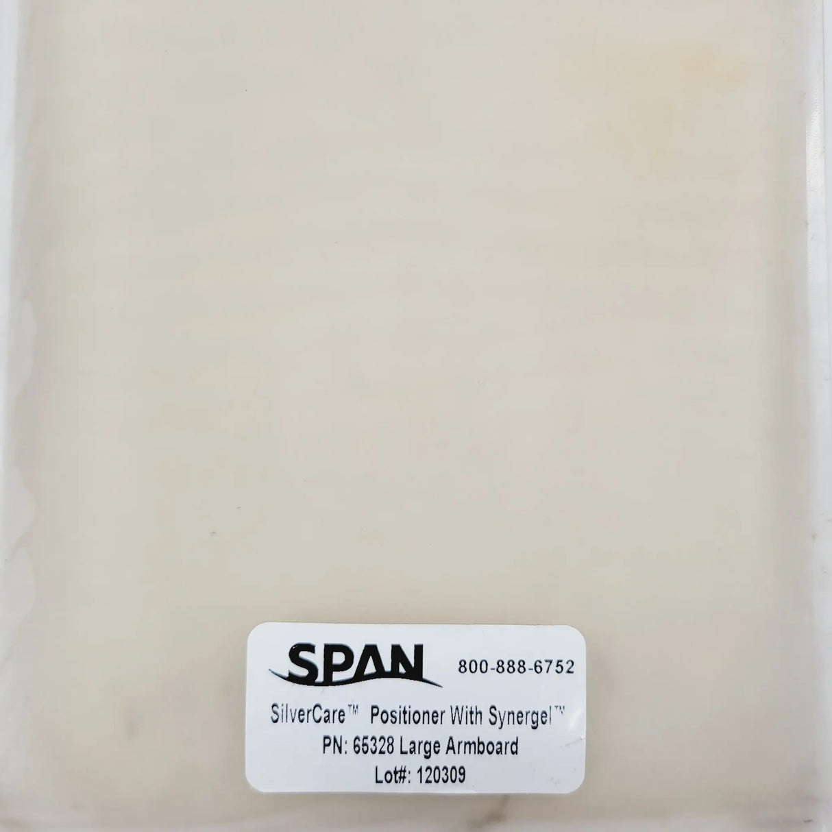 Span 66328 Silver Care Positioner w/ Synergel for Large Arm Board Span