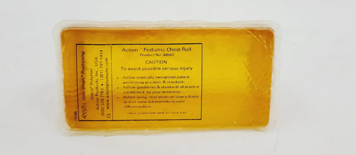 Action 40643 Body Smart Pediatric Flat Bottom Chest Roll 6" x 3" x 3" Action