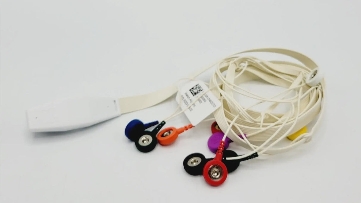 Welch Allyn 9293-026-50 12 Lead 10 Wire AHA Lead Wire Set XL Snap Connectors Welch Allyn