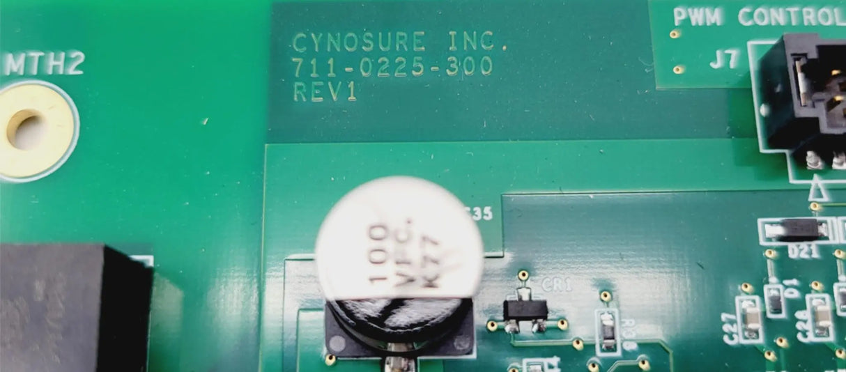 Cynosure 711-0225-300 Rev 1 PWM Diode Driver Control Assembly Board Cynosure