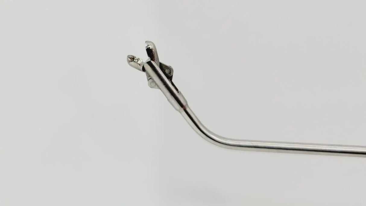 Karl Storz 651210 Kuhn Bolger Giraffe Double Spoon Forceps Angled 55° 7-1/2" Karl Storz