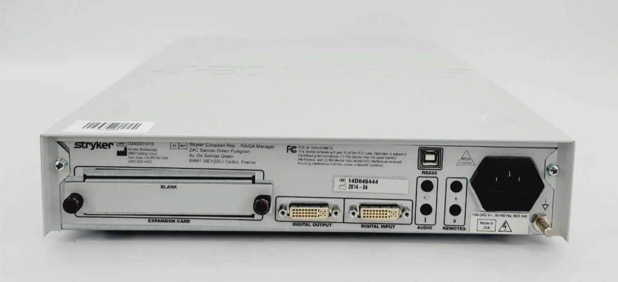 Stryker Endoscopy 0240-031-010 SYNK Wireless Transmitter Stryker