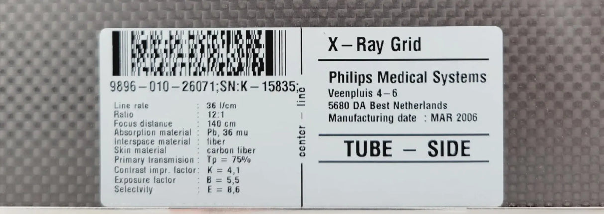Philips 9896-010-26071 Digital Diagnost Anti Scatter Grid Philips