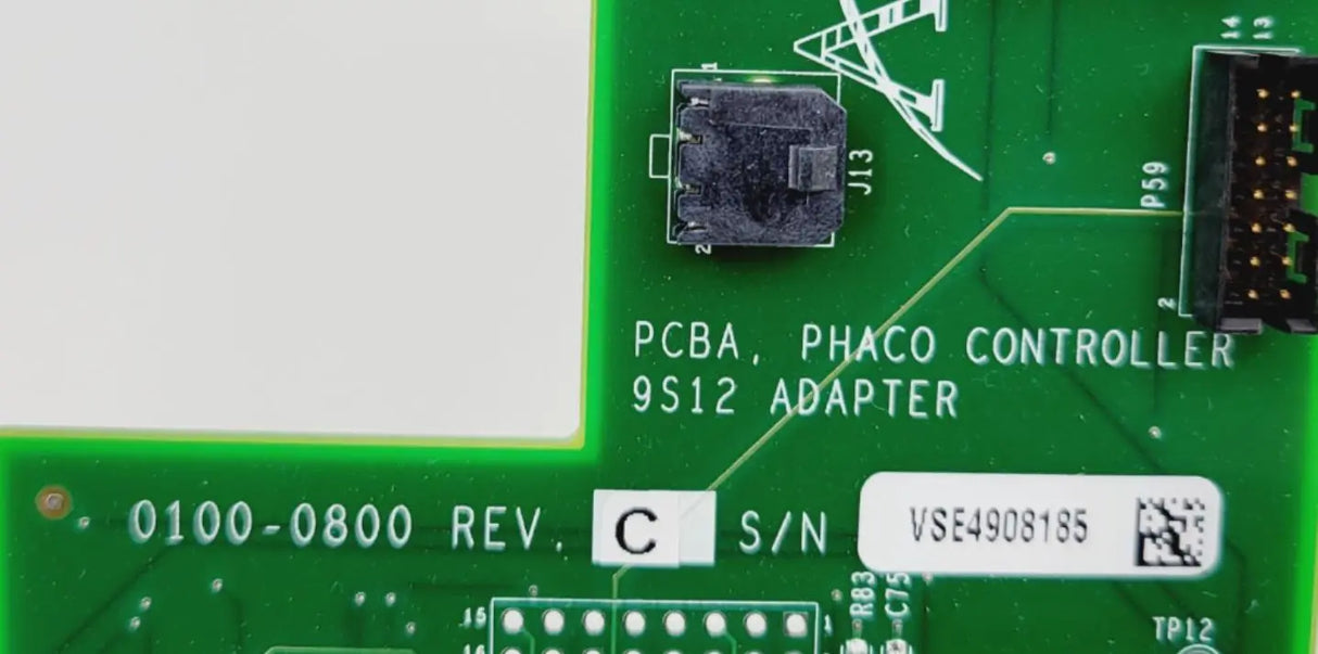 AMO 0100-0800 Rev C PCBA Phaco Controller Board from a Whitestar Signature Phaco AMO