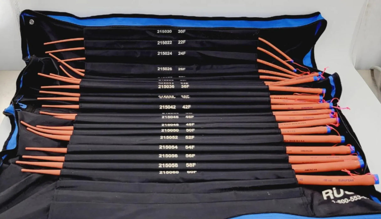 Rusch Teleflex Medical Maloney Tungsten Esophageal Bougie 20-60mm Set of 20 Rusch Teleflex