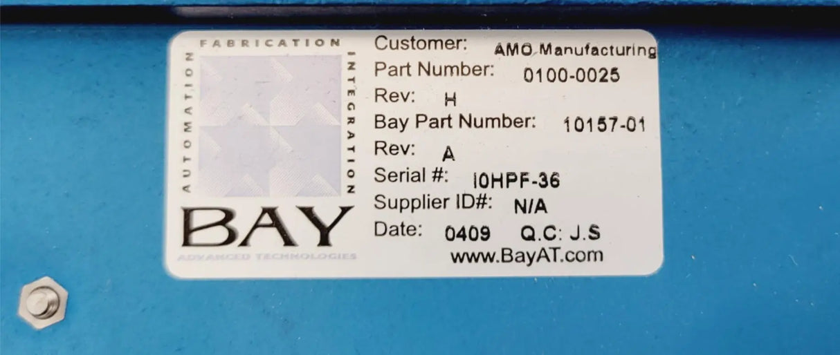 AMO 0100-0025 Rev H Whitestar Signature Phaco Assembly AMO