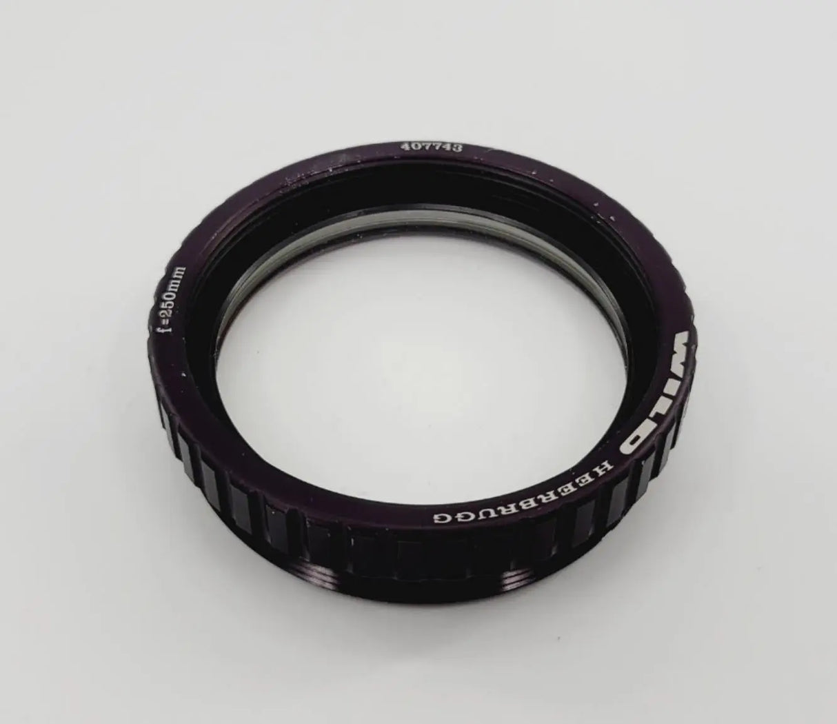 Leica Wild Heerbrugg f=250mm Surgical Microscope Objective 407743 Leica