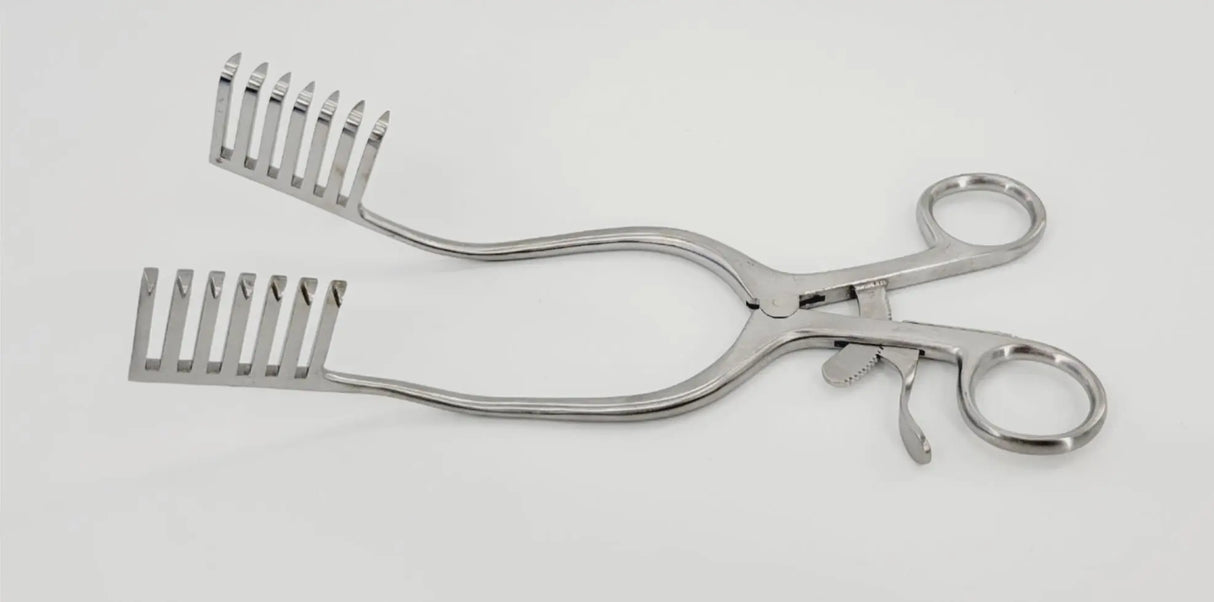 Surgpro MISKRT Miskimon Cerebellar Retractor 7 Sharp Prongs 35mm x 32mm Surgpro