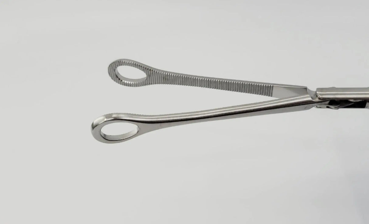 Pilling 211118A Landreneau Masher Grasping 13.8mm Forceps 8-1/2" Tip 17-1/4" Pilling