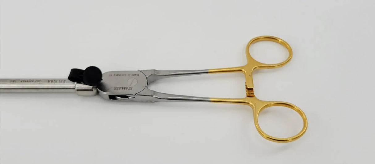 Pilling 211118A Landreneau Masher Grasping 13.8mm Forceps 8-1/2" Tip 17-1/4" Pilling