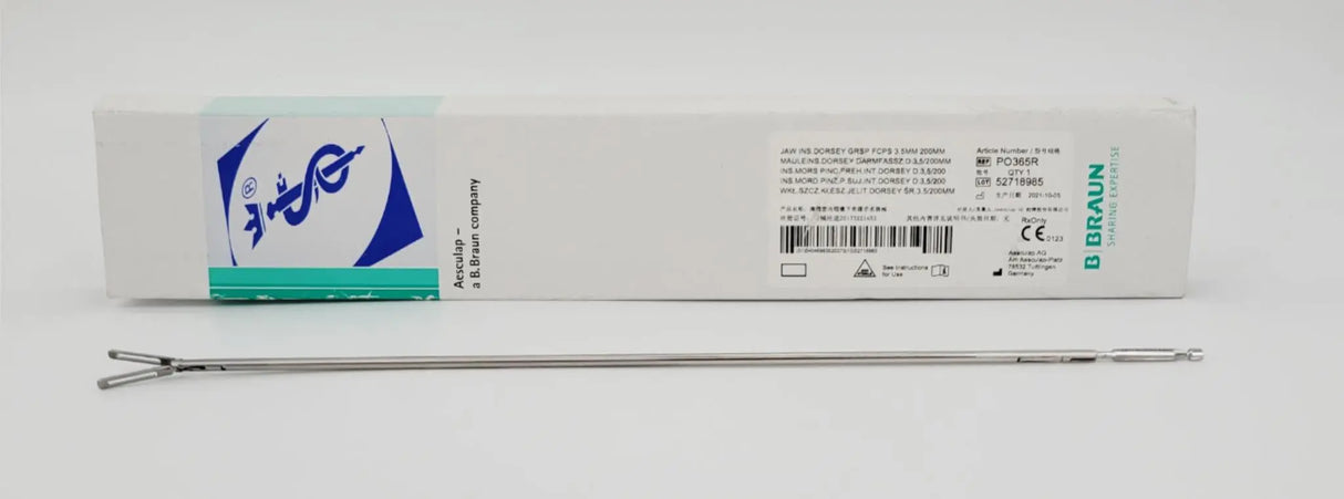 Aesculap PO365R ADTEC Mini Grasping Forceps Jaw Inserts Straight Serrated Aesculap