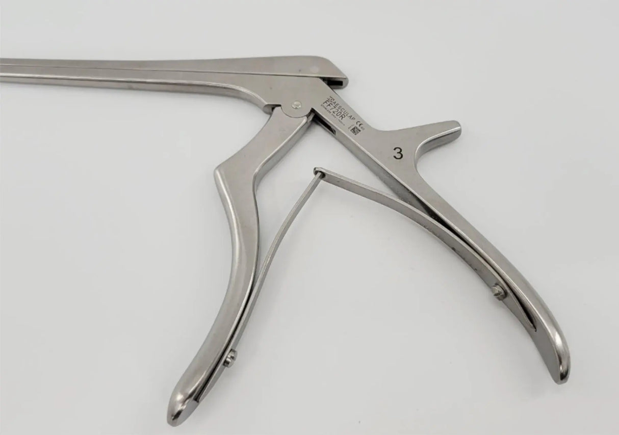 Aesculap FF720R Kerrison Non-Detachable Bone Punch 130° Upward 10-1/8" Aesculap