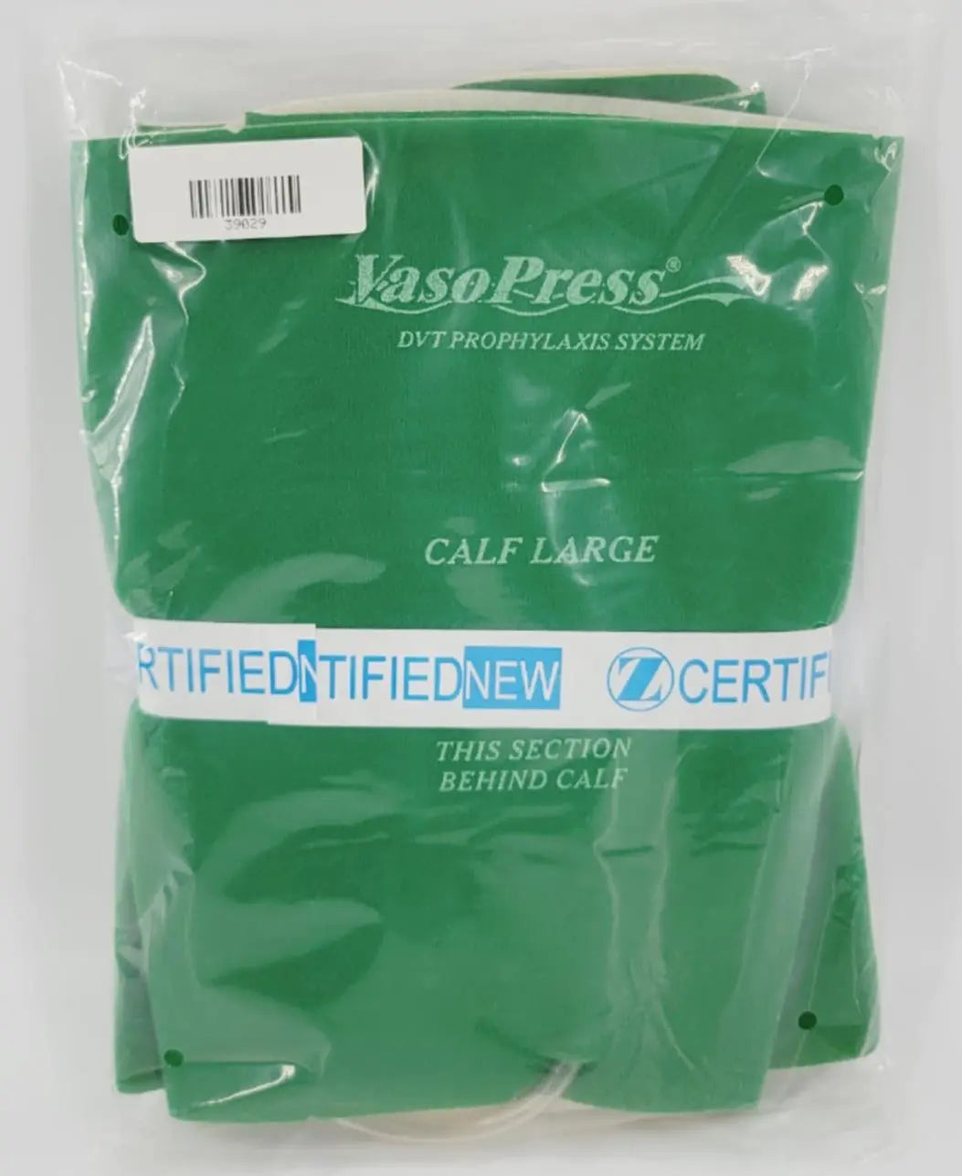 Zimmer VP501LG Vaspress Compression Therapy Green Calf Garment Large 24" Primis Medical