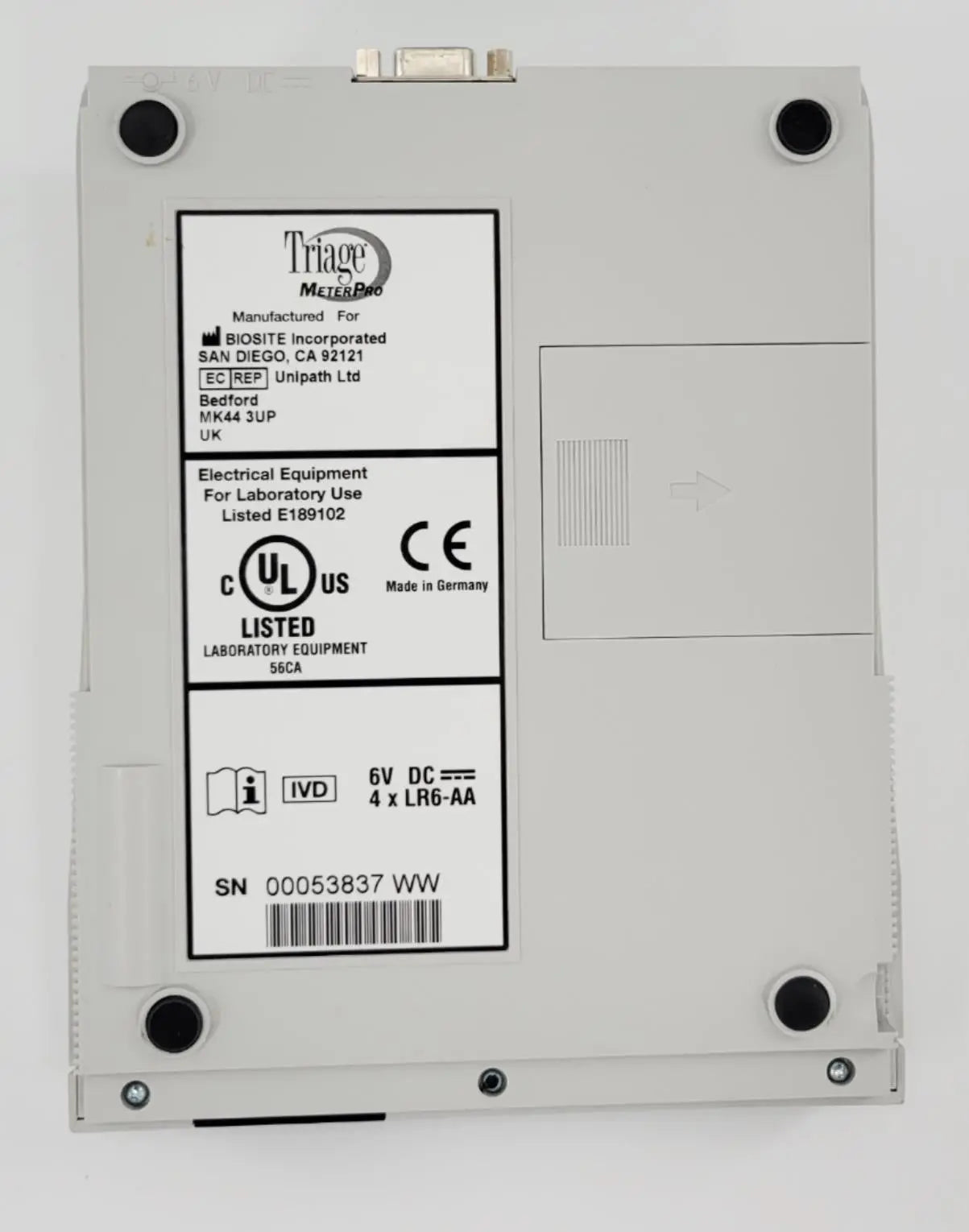 Biosite 25159 Rev C Triage MeterPro BNP POC Test w/ Triage System Guide Set Primis Medical