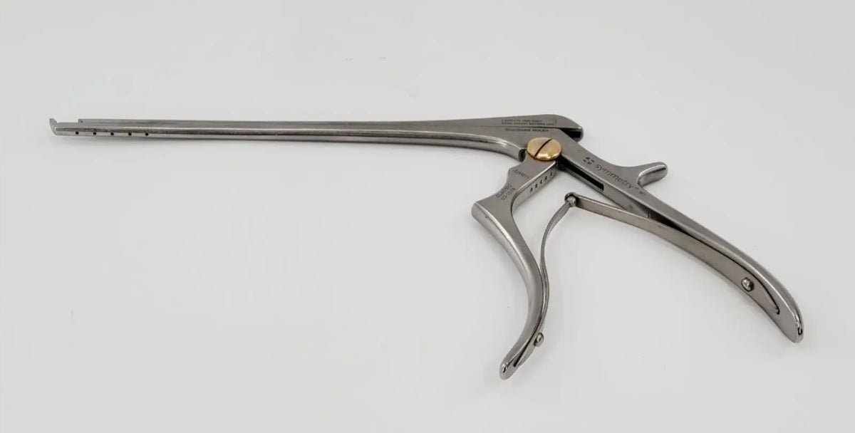 Codman 53-1518 Kerrison Rongeur Cervical Thin Footplate 40° Up 4mm Bite 10" Codman
