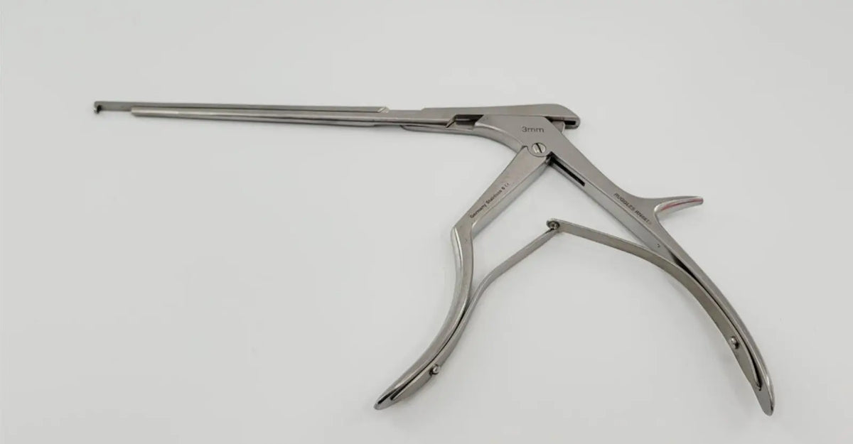 Ruggles RN481 Spurling Kerrison Rongeur 90° Down 3mm Bite 11-1/2" Ruggles
