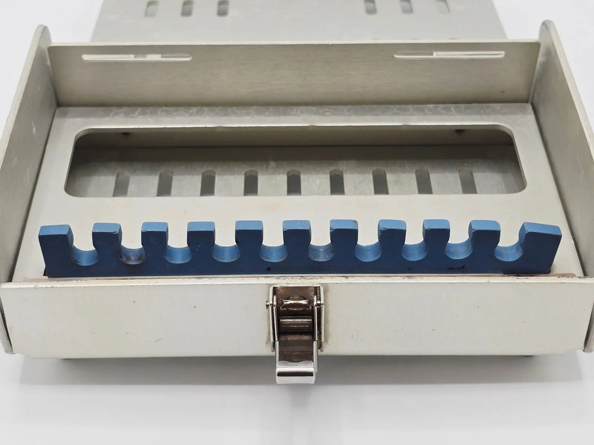 Karl Storz E7419 10 Slot Cannula Tray Sterilization Case 5" x 3" x 2" Karl Storz