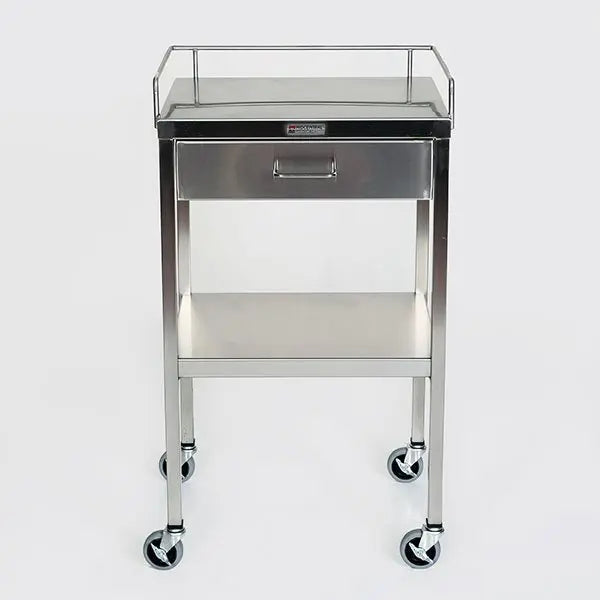 Midcentral Medical MCM-520/521/522/523 Stainless Steel Utility Tables with Drawers Midcentral Medical