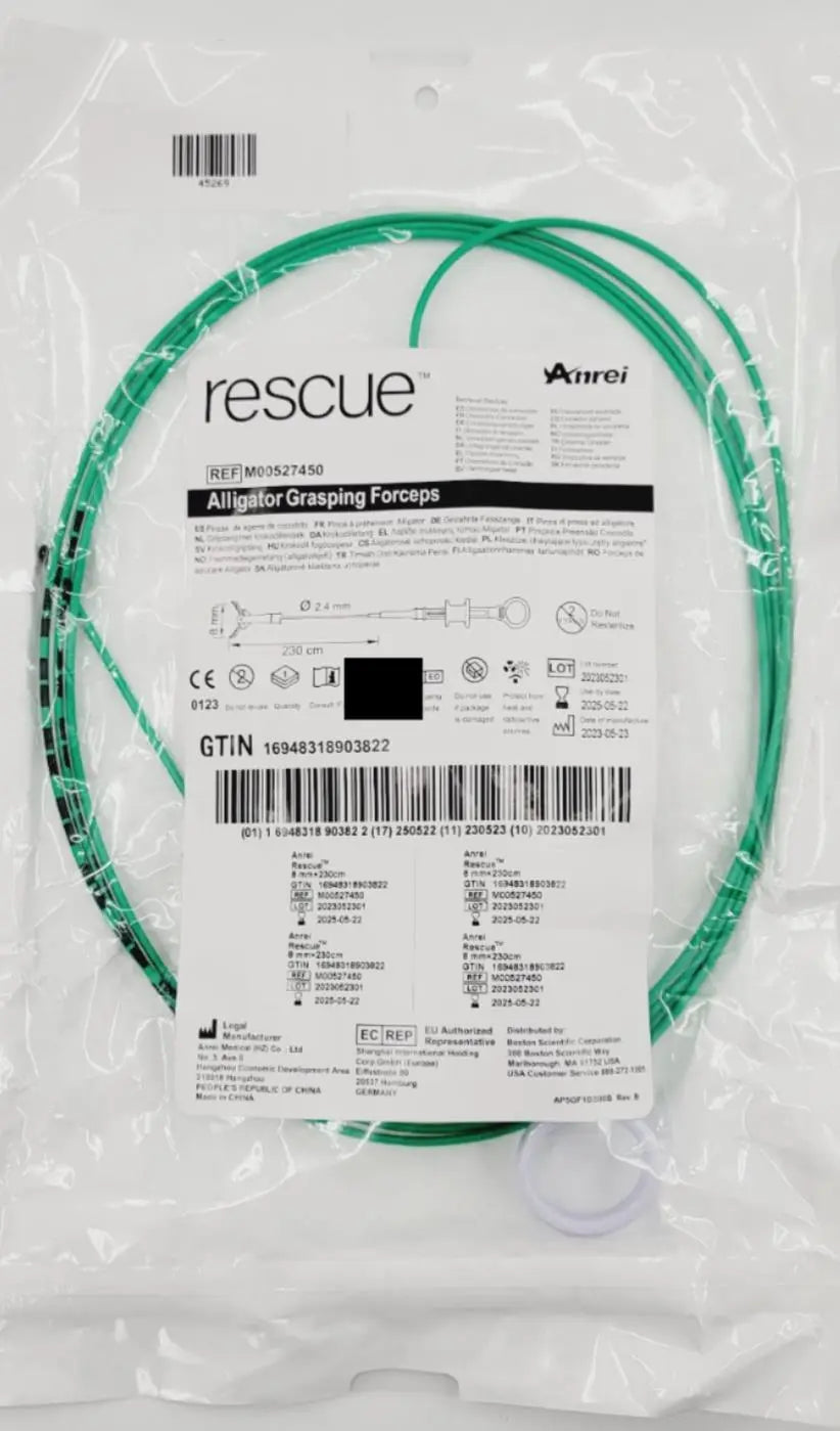 Boston Scientific M00527450 Alligator Grasping Forceps 8mm Boston Scientific