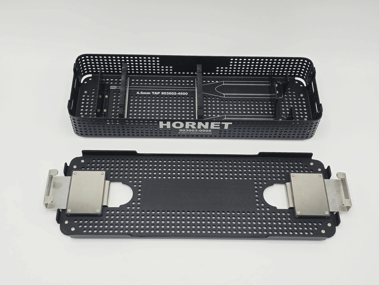 Hornet 903003-0000 Surgical Instrument Sterilization Tray 14" x 5" x 2" Primis Medical