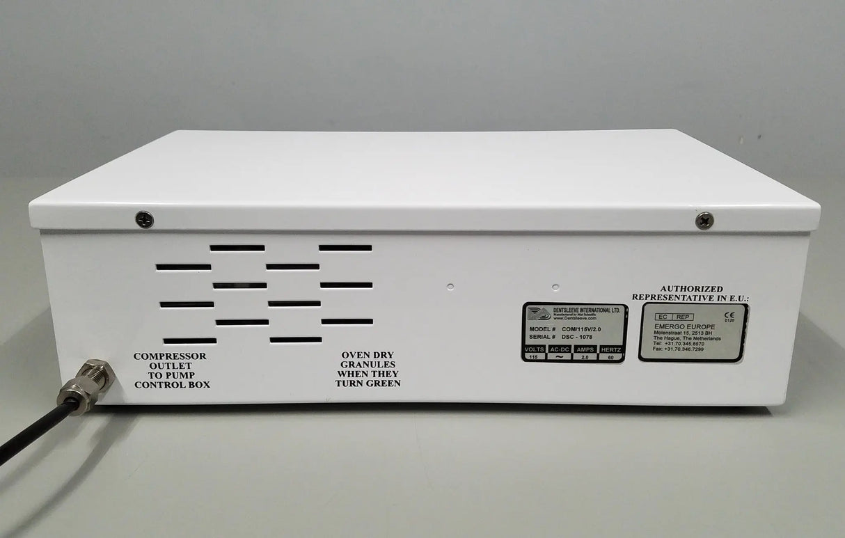 Mui Scientific Dentsleeve Manometry Compressor Pump COM/115V Dental Mui Scientific