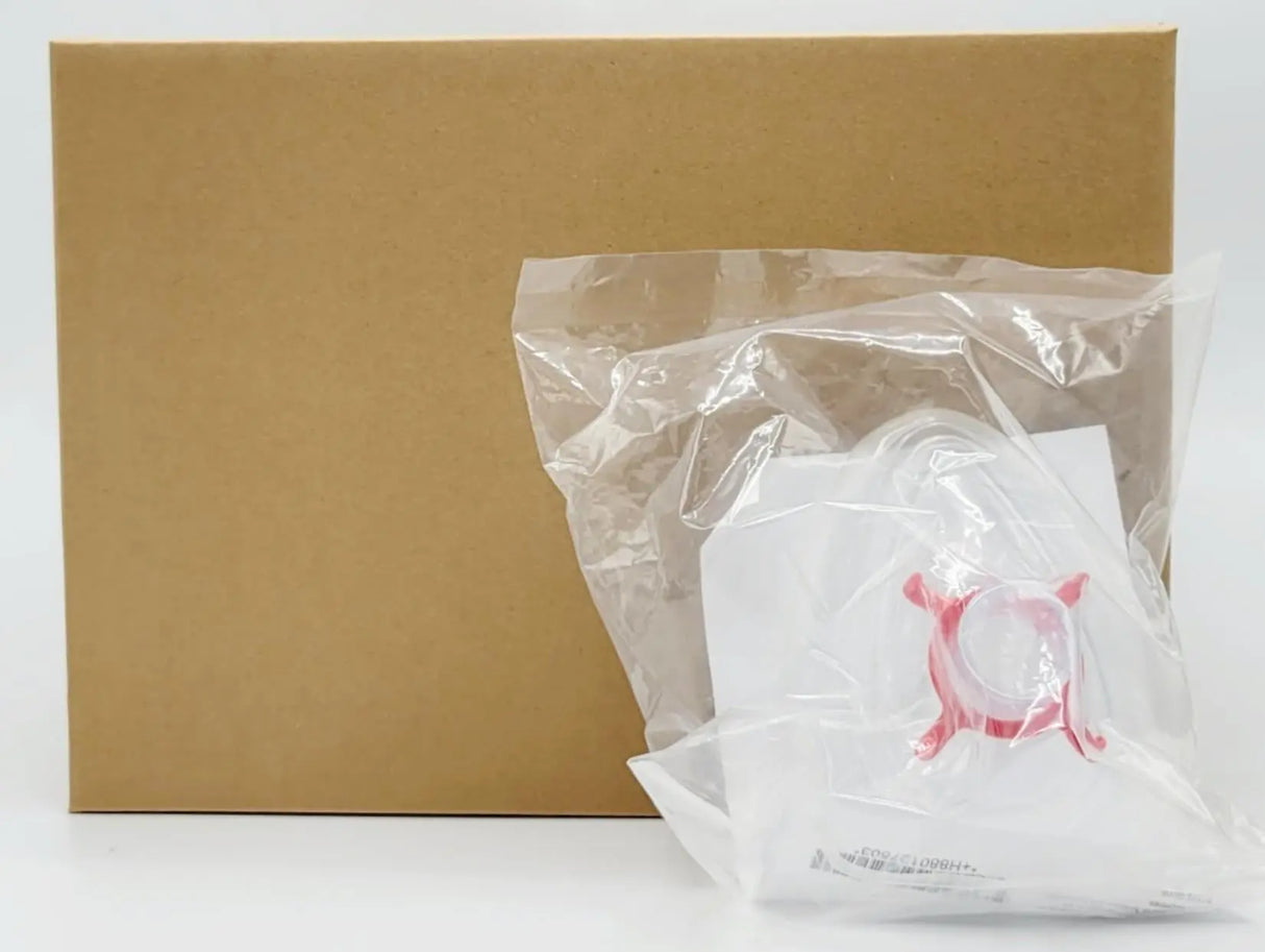 Teleflex 1275 Sure Seal Adult Anesthesia Cushion Mask Medium Clear Red Ring Box of 20 Teleflex