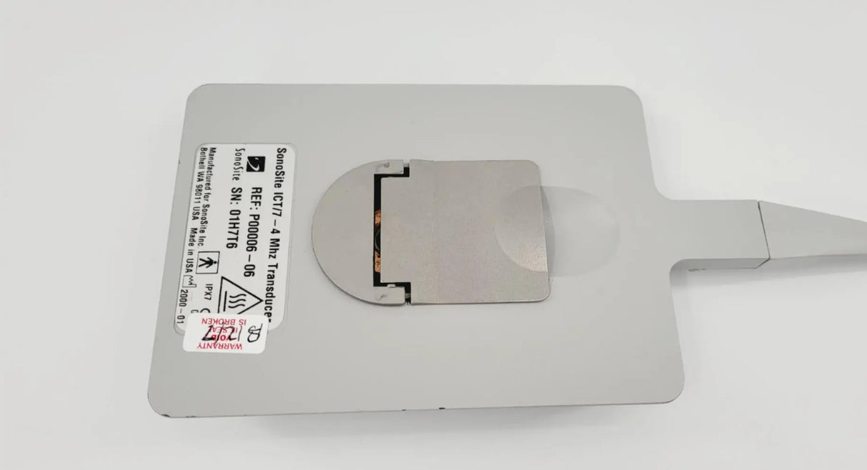SonoSite P00006-06 ICT/7-4 MHz Ultrasound Transducer AS IS Sonosite