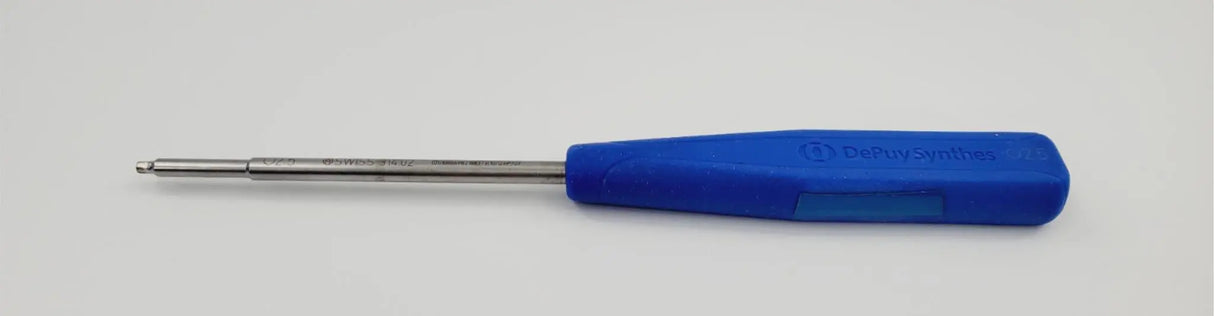Synthes 314.02 Small Hexagonal Driver w/o Holding Sleeve Orthopedic 7-3/4" Synthes
