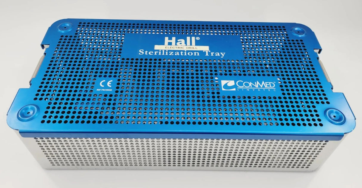 ConMed Hall PRO6000 Sterilization Tray w/ Battery Holders 20-1/8" x 10" x 5" ConMed Hall