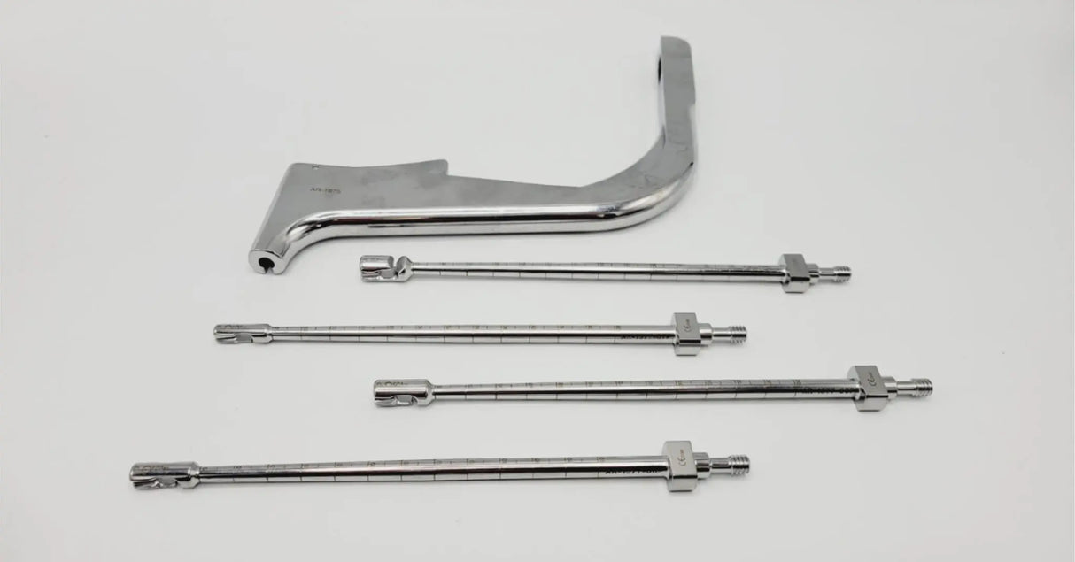 Arthrex AR-1975 Drill Guide w/ 4 Hooks Arthroscopy 7" Arthrex