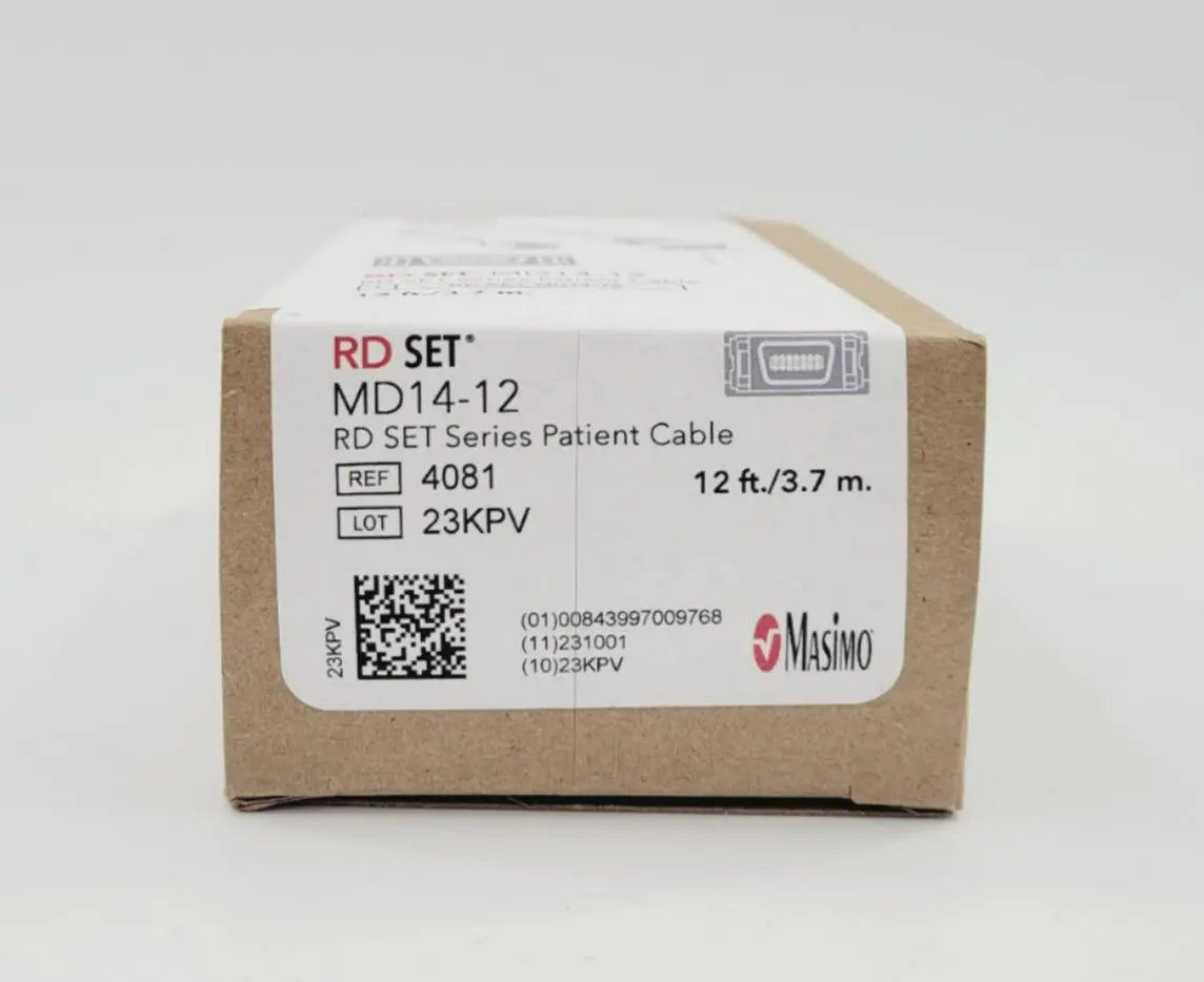 Masimo 4081 RD Set MD14-12 Series Patient Cable 12Ft 3.7m Masimo
