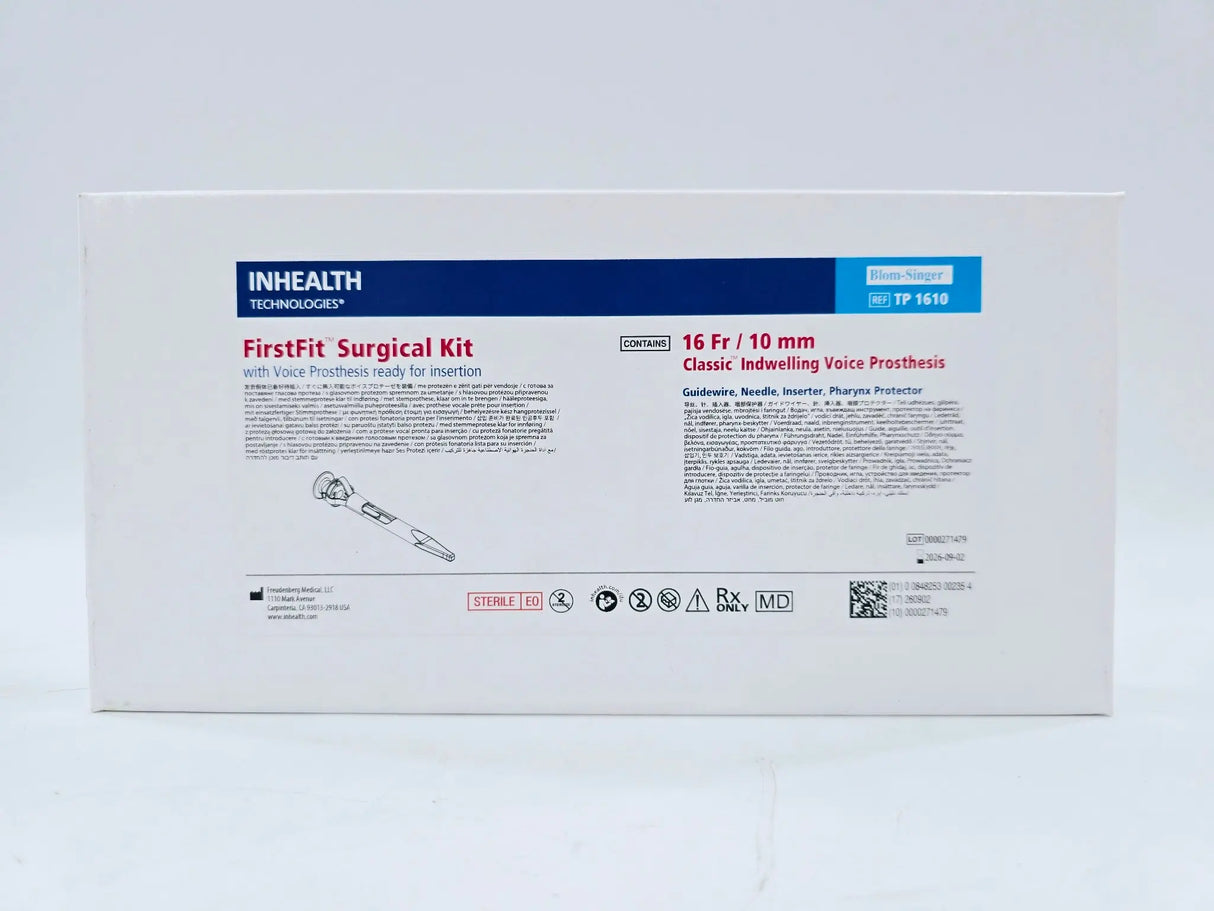 Blom-Singer TP 1610 Technologies FirstFit Voice Prosthesis Kit 16Fr. / 10mm Blom-Singer