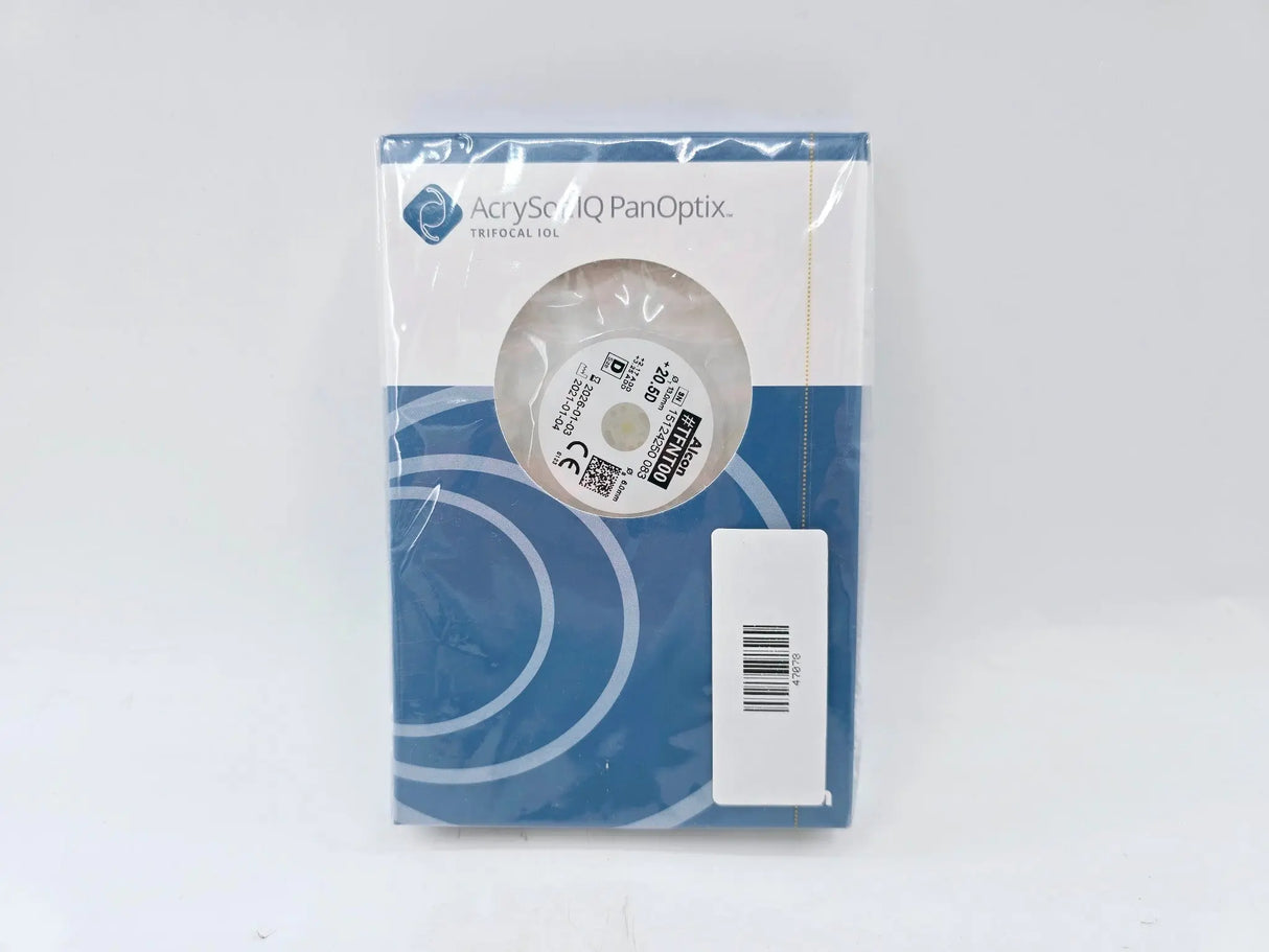 Alcon TFNT00 Acrysof IQ Trifocal IOL Size D +20.5 D UV & Blue Light Filter Alcon