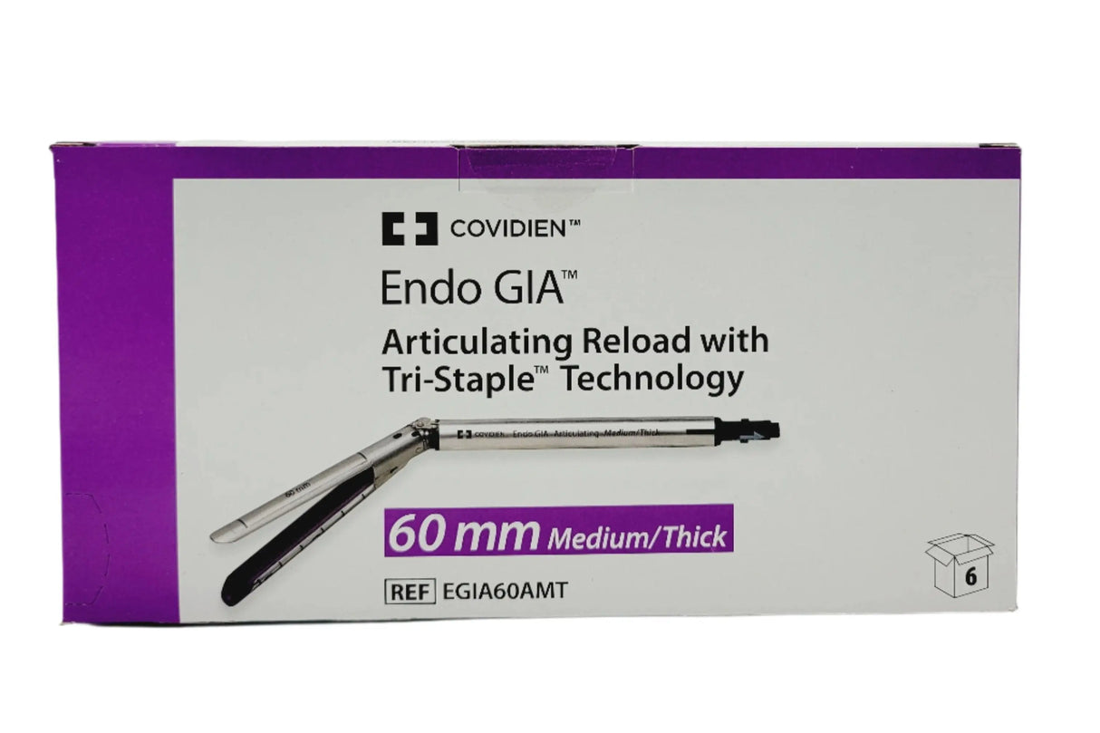 Covidien EGIA60AMT Articulating Reload with Tri-Staple Technology Box of 6 Covidien