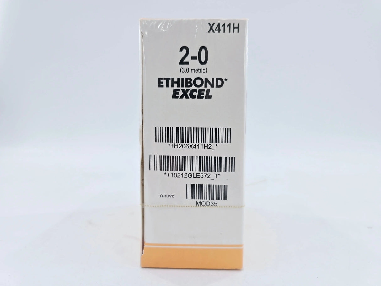 Ethicon X411H 2-0 Ethibond Green 1x30" CT-2 Box Of 36 Ethicon