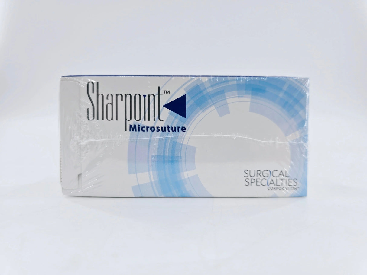 Surgical Specialties AA-1825 Sharpoint 9-0 USP Black 1X5" HSV6 Box of 12 Surgical Specialties