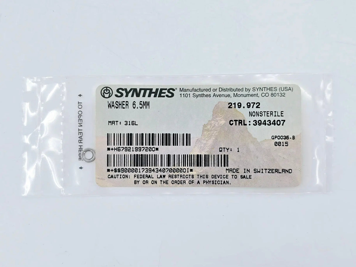Synthes 219.972 Washer 6.5mm Synthes