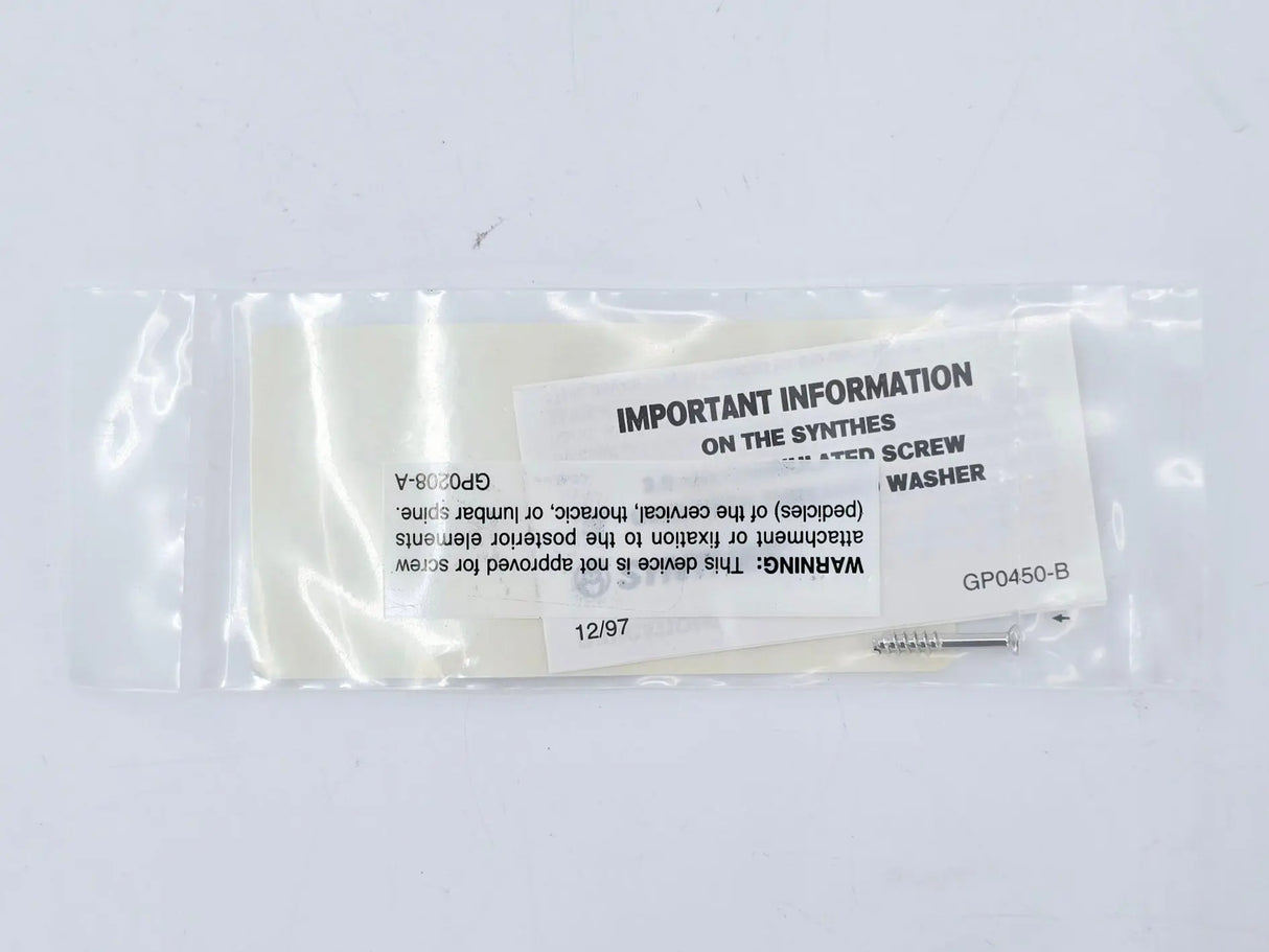 Synthes 202.718 3.0mm Cannulated Screw Long Thread/18mm Synthes