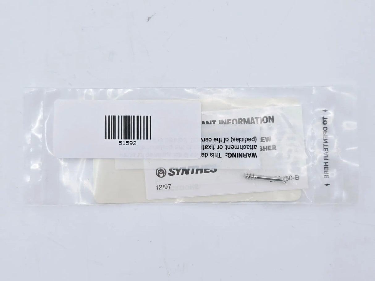 Synthes 202.618 3.0mm Cannulated Screw Short Thread/18mm Synthes