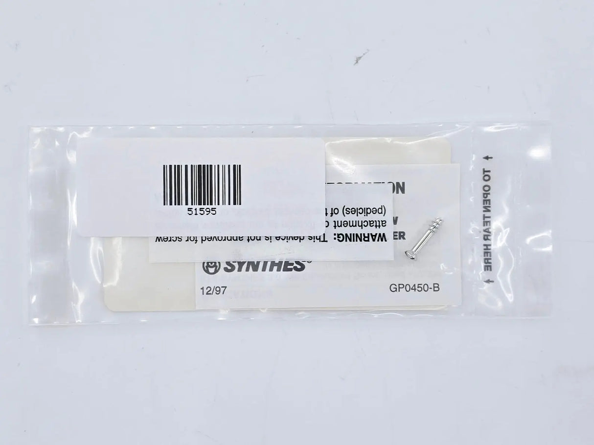 Synthes 202.613 3.0mm Cannulated Screw Short Thread/13mm Synthes