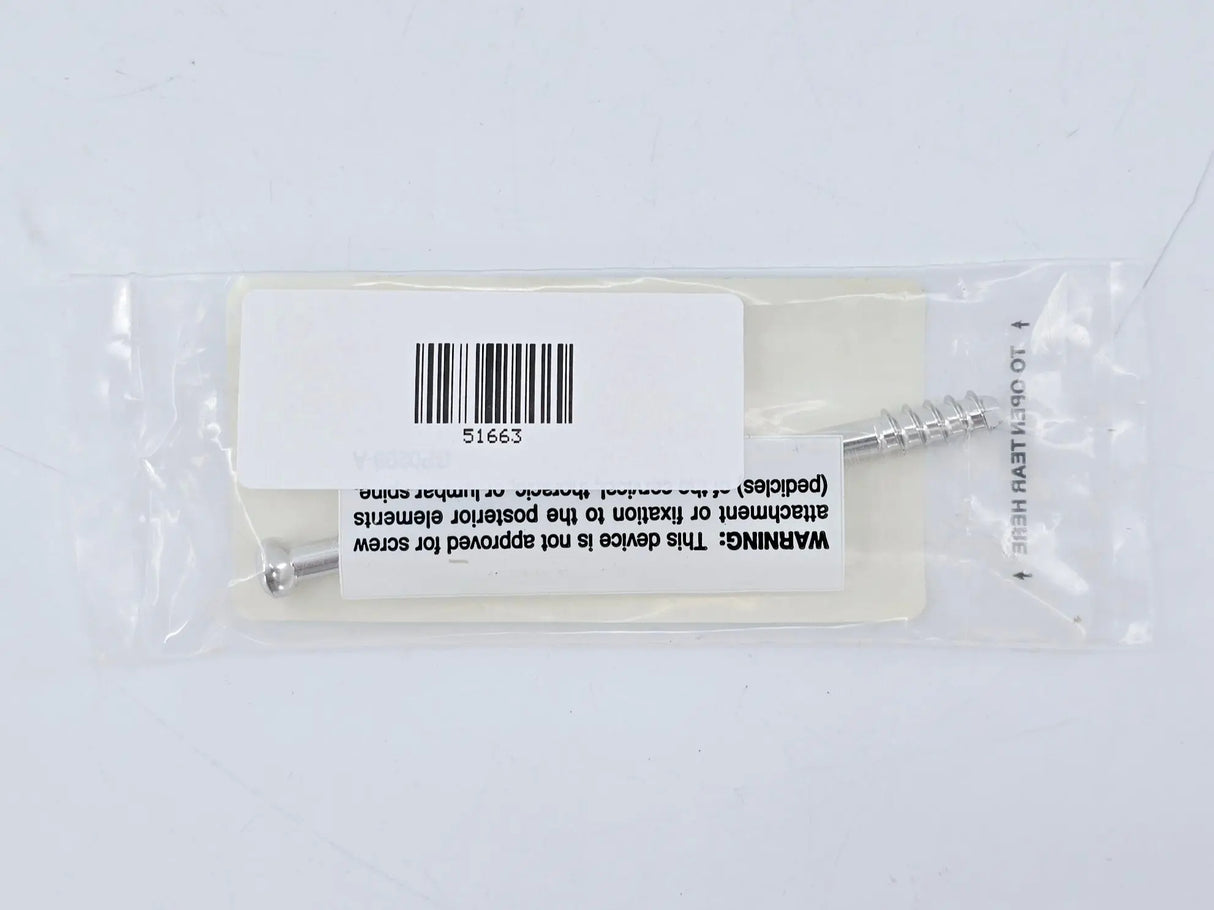 Synthes 208.414 6.5mm Cannulated Screw 16mm Thread/95mm Synthes