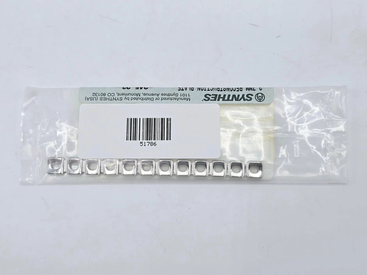 Synthes 245.23 2.7mm Reconstruction Plate 12 Holes/96mm Synthes