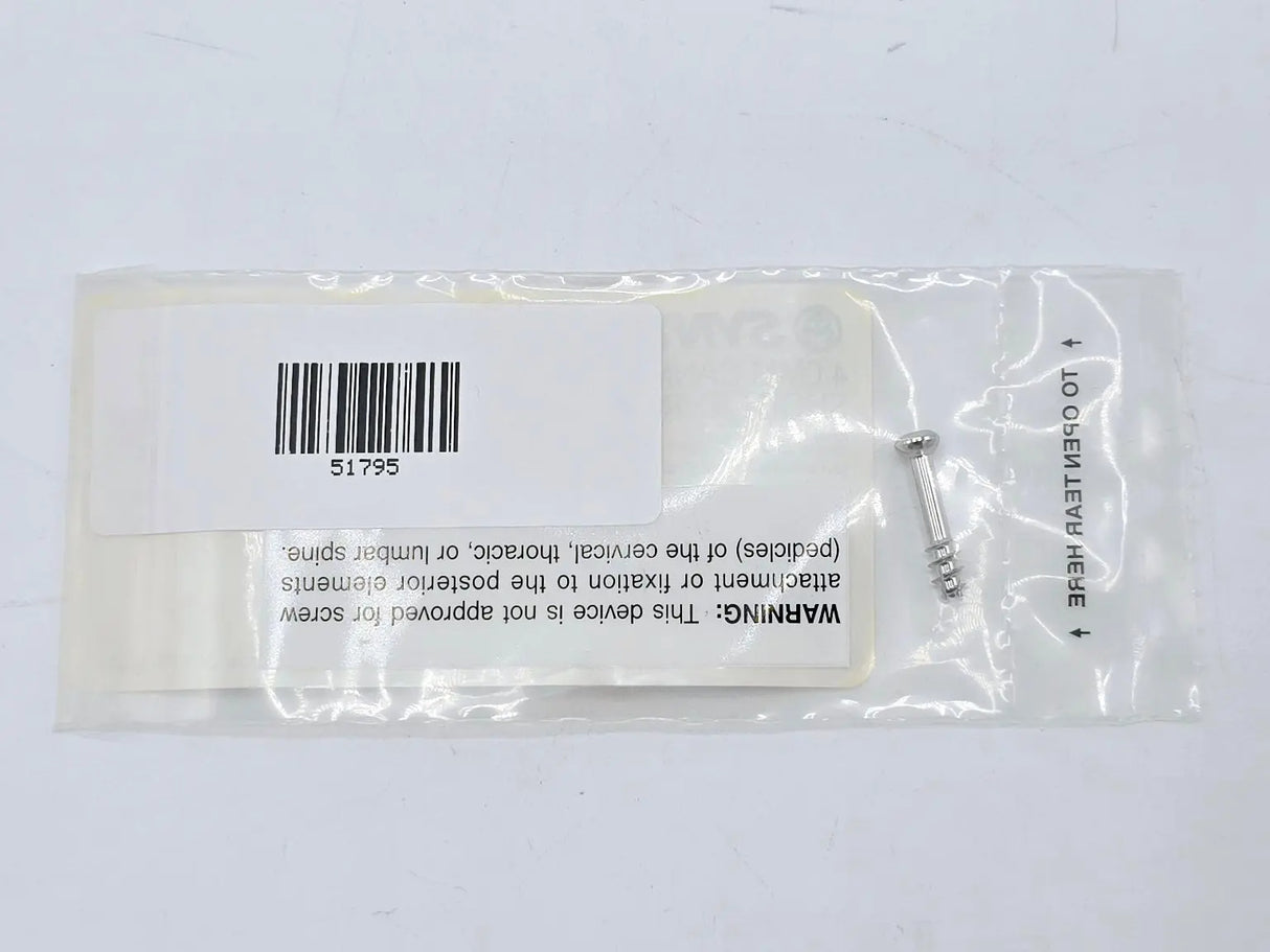 Synthes 207.618 4.0mm Cannulated Screw Short Thread/18mm Synthes