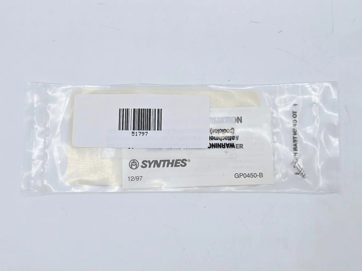 Synthes 202.609 3.0mm Cannulated Screw Short Thread/9mm Synthes
