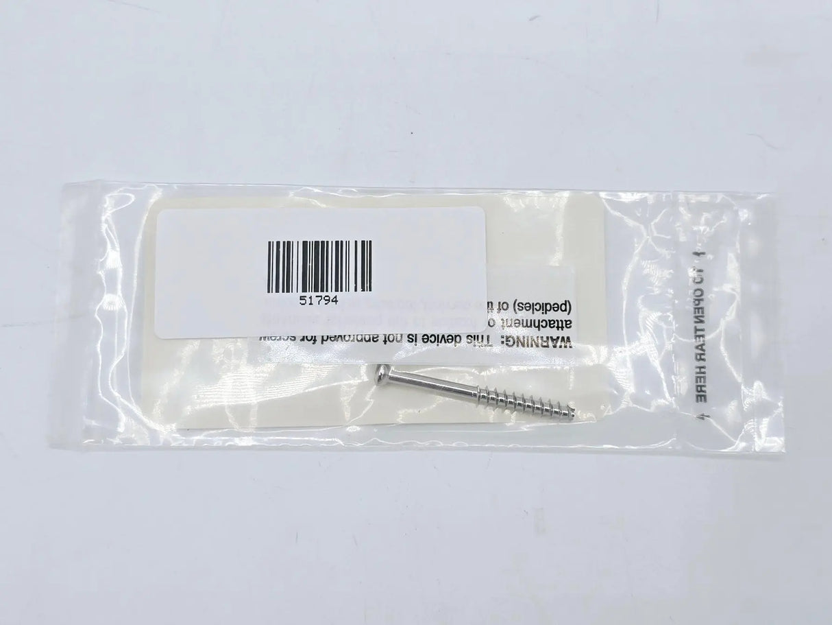 Synthes 207.738 4.0mm Cannulated Screw Long Thread/38mm Synthes